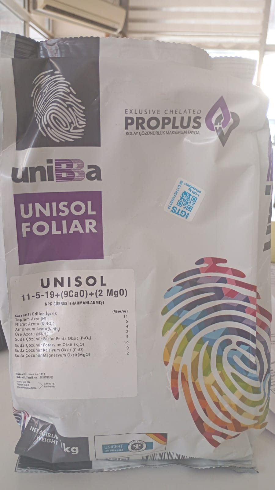 UNISOL 11-5-9+9 CAO+2 Mgo